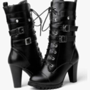 Women’s Black High-Heeled Boots – Size 7.5 US – $55 (OBO) Only tried on